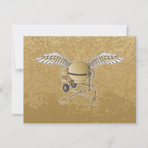 Betonmischer beige