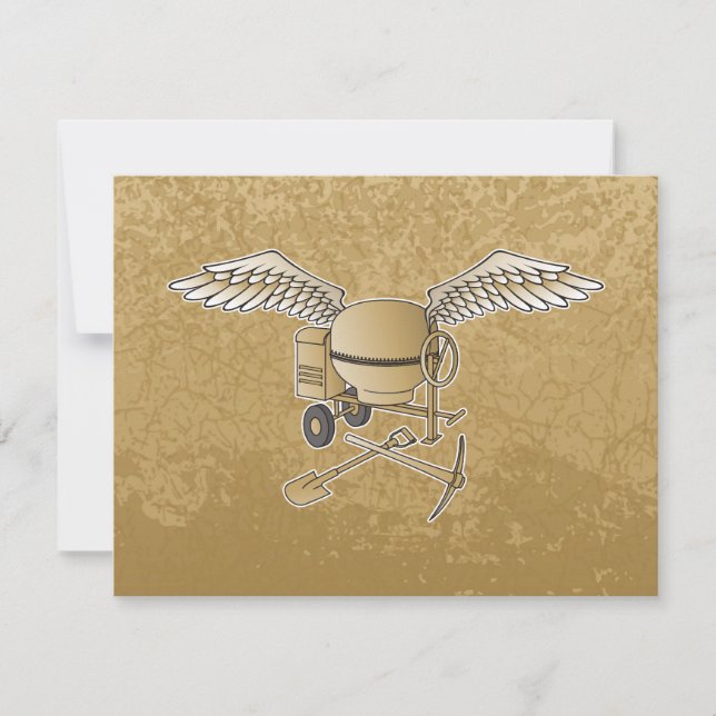 Betonmischer beige (Vorderseite)
