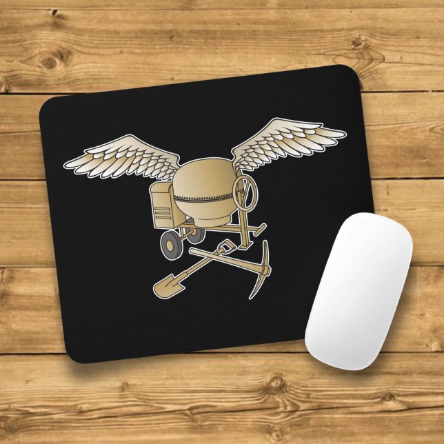 Betonmischer beige mousepad (Von Creator hochgeladen)