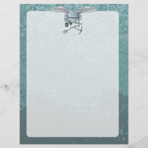 Betonmischer blau-grau flyer