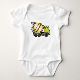 Betonmischer-LKW Baby Strampler