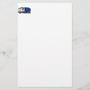 Betonmischer-LKW Briefpapier