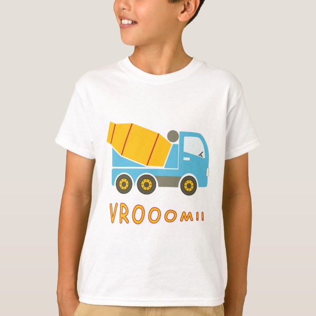 Betonmischer-LKW T-Shirt (Vorderseite)