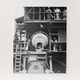 Betonmischer Pflanze Vintages Foto