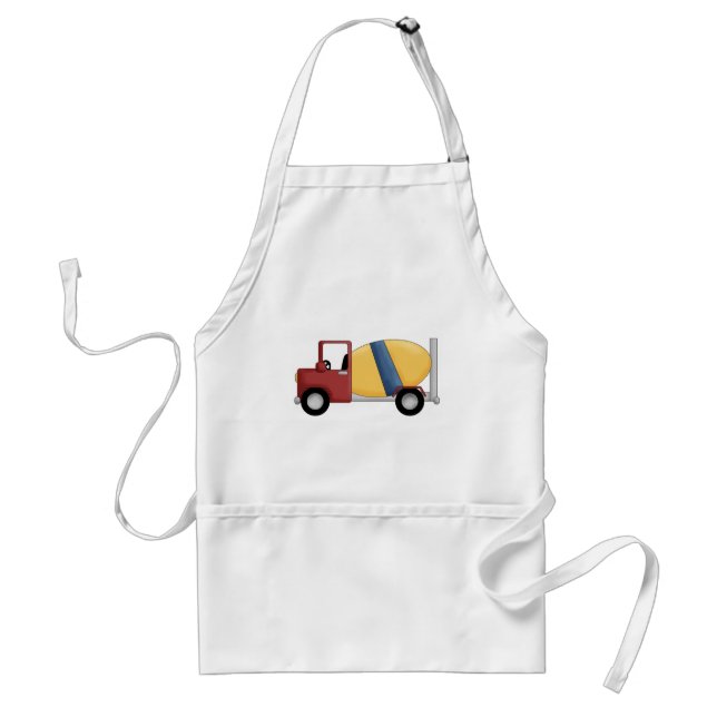 Betonmischer-T-Shirts und Geschenke Schürze (Vorne)
