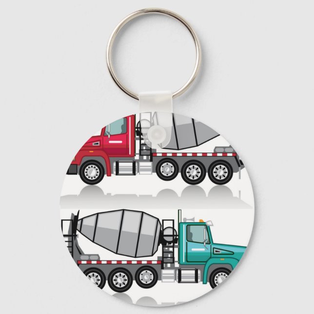 Betonmischer Truck Schlüsselanhänger (Vorderseite)