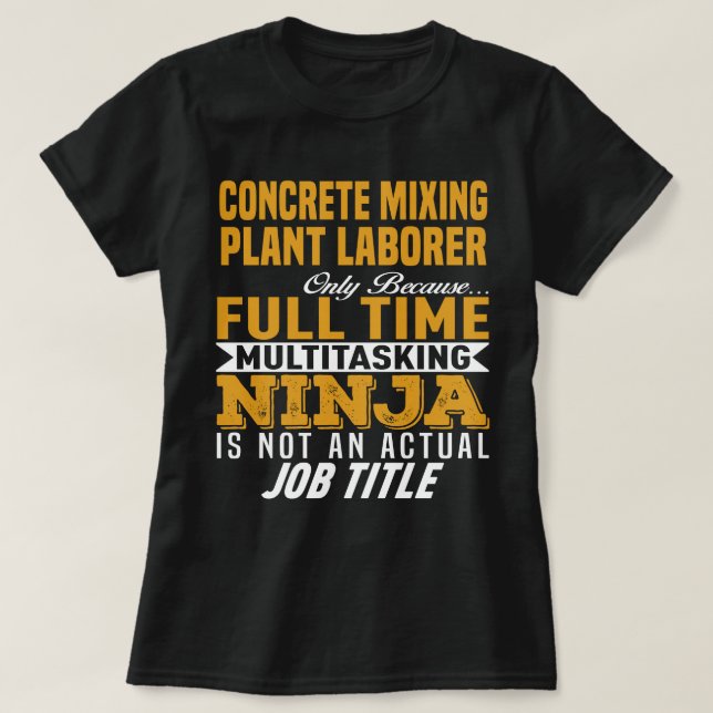 Betonmischlabor für Pflanze T-Shirt (Design vorne)