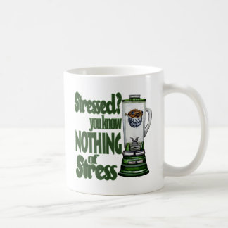 Betonte Puffer-Fische Kaffeetasse
