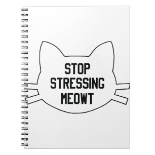 Betonung von Meowt Notizblock