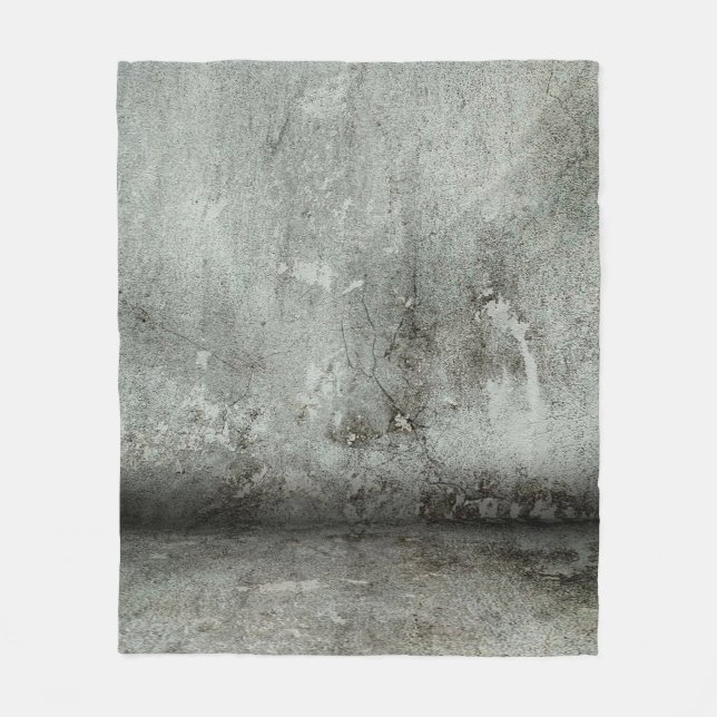 Betonwand Fleecedecke (Vorderseite)