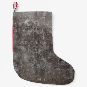 Betonwand verwittert kleiner weihnachtsstrumpf
