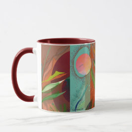 Betrachten der Mond-Tasse Tasse