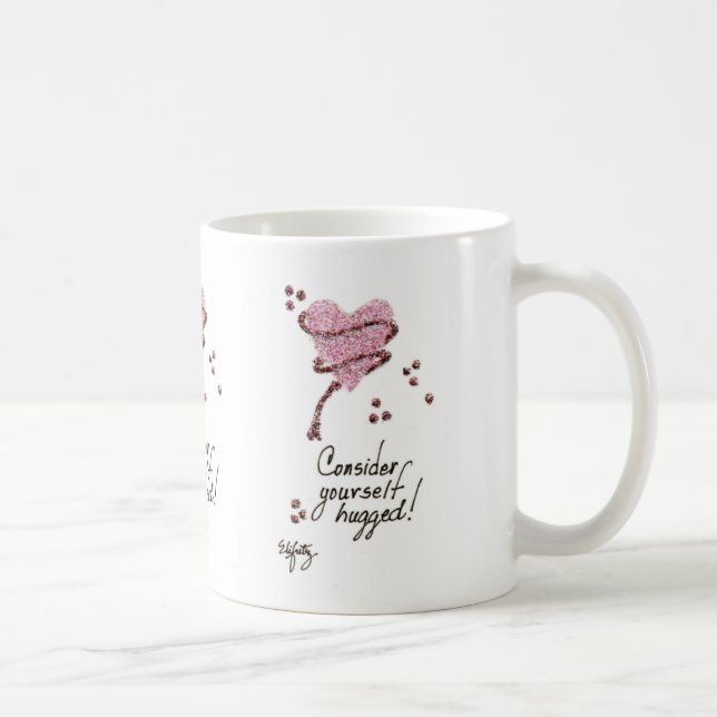 Betrachten Sie Ihre selbst umarmten X 3 Kaffeetasse (Rechts)
