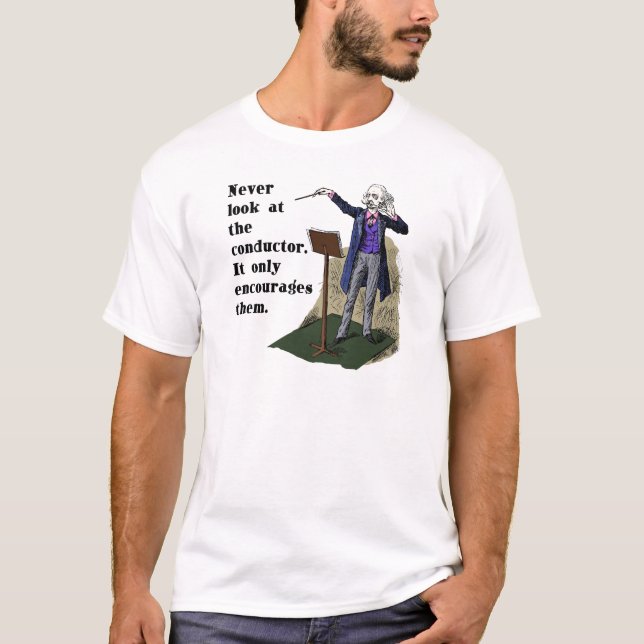 Betrachten Sie nie den Leiter T-Shirt (Vorderseite)