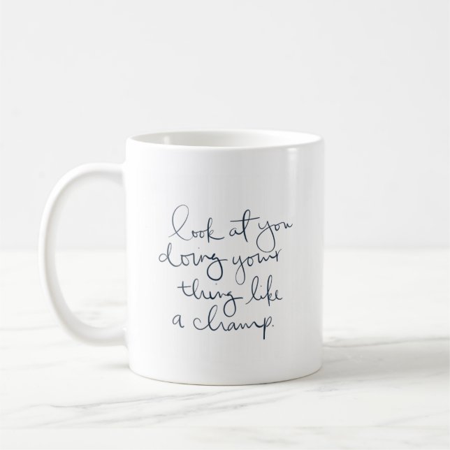 Betrachten Sie Sie Ihre Sache wie eine Kaffeetasse (Links)