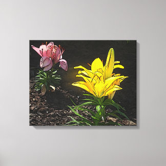 Betrachtung von Blume Leinwanddruck