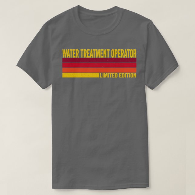 Betreiber der Wasseraufbereitung T-Shirt (Design vorne)