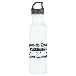 Betreiber eines Krans für den bevorzugten Onkel Edelstahlflasche