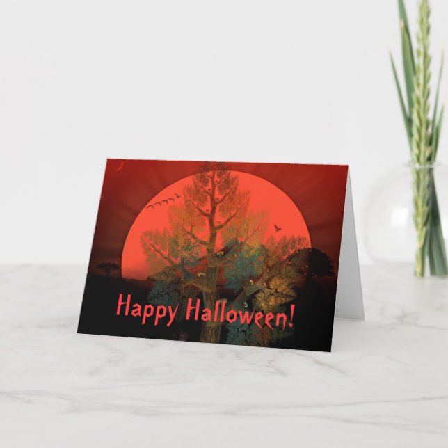 Betreten Sandman, Happy Halloween! Karte (Vorderseite)
