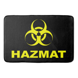 Betreten Sie auf eigene Gefahr - Hazmat Badematte