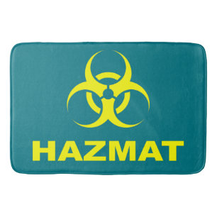 Betreten Sie auf eigene Gefahr - Hazmat Badematte