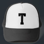Betreten Sie Ihren eigenen Text/Initialen Truckerkappe<br><div class="desc">Völlig customizeable Fernlastfahrer-Baseball-Mütze.</div>