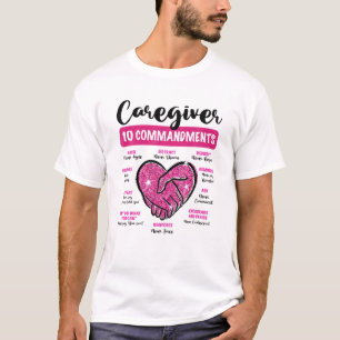 Betreuer 10 Gebote Pflege der Lebensversicherung A T-Shirt