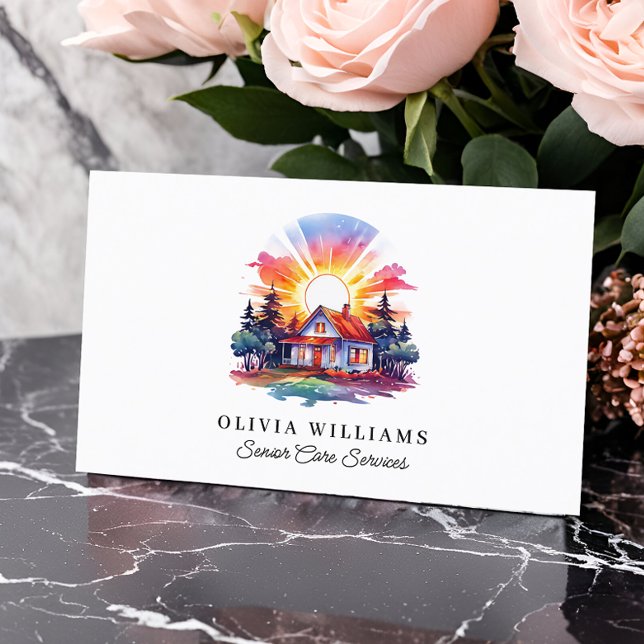 Betreuung von Senioren Visitenkarte (Von Creator hochgeladen)