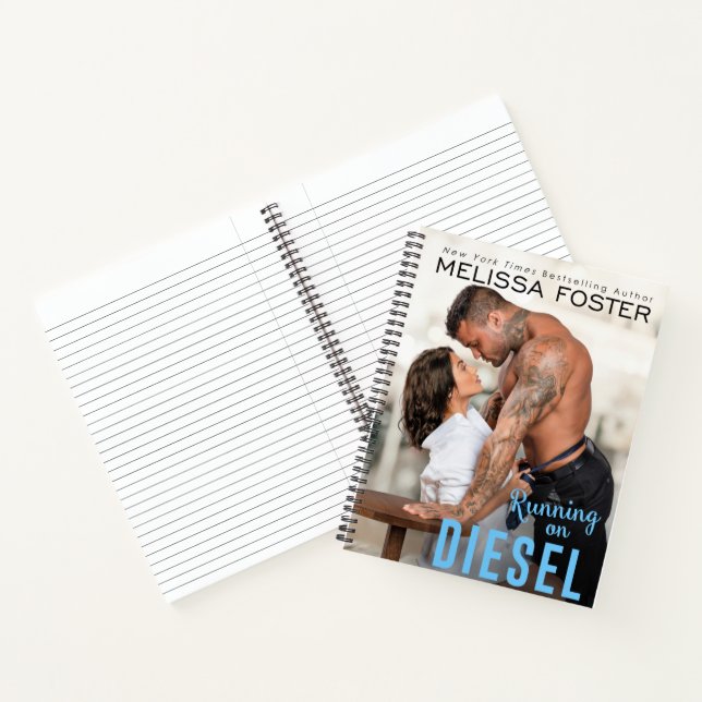 Betrieb auf Diesel - 8,5" l x 11" W Notebook Notizbuch (Innenseite)