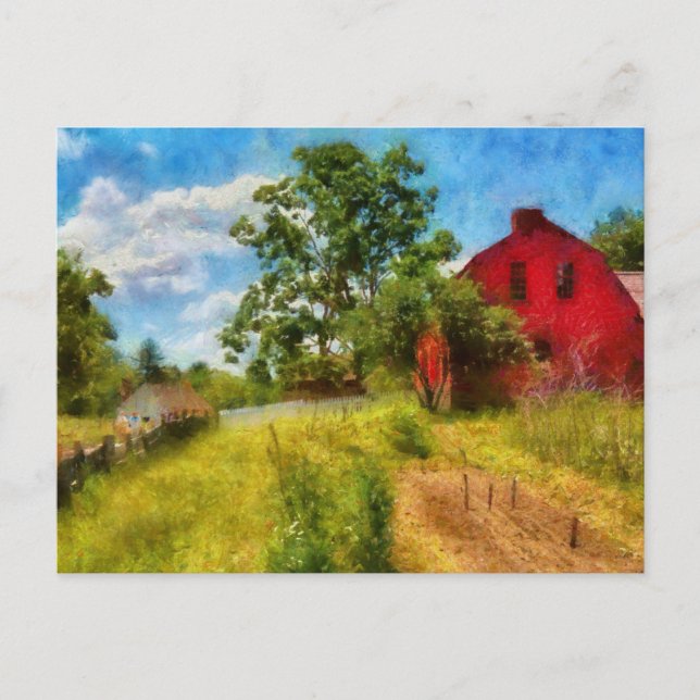 Betrieb - Wo der Bauer lebt Postkarte (Vorderseite)