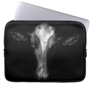Betriebe B&W Kuhkuh Kopf Shot Laptopschutzhülle