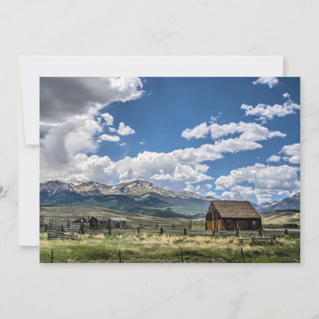 Betriebe | Bauernhof Unterhalb des Colorado Dankeskarte (Vorderseite)