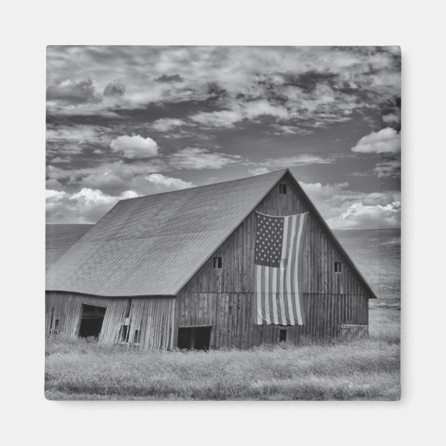 Betriebe | BW American Flag Stall Scene Magnet (Vorne)