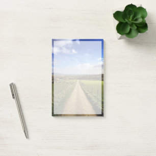 Betriebe   English Countryside Dirt Road Post-it Klebezettel