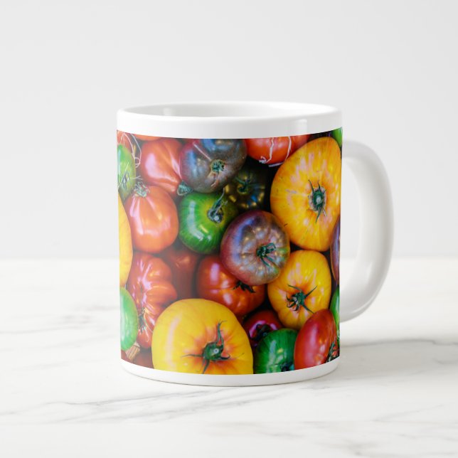 Betriebe | Farbige Tomatenernte Jumbo-Tasse (Vorderseite Rechts)