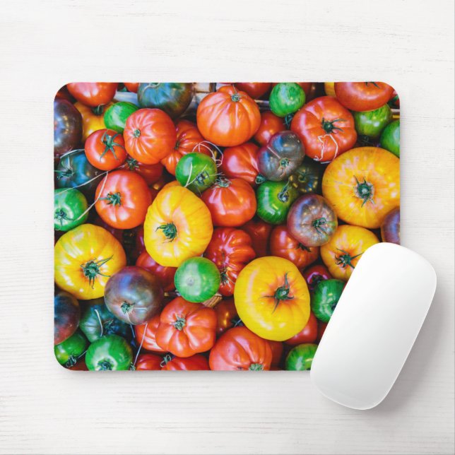 Betriebe | Farbige Tomatenernte Mousepad (Mit Mouse)