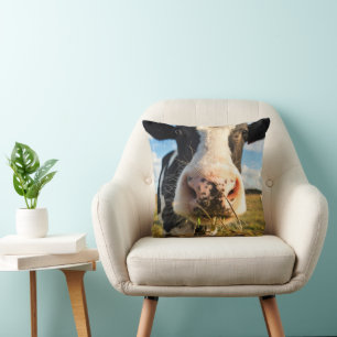 Betriebe Holstein Kuh Kauen Kissen
