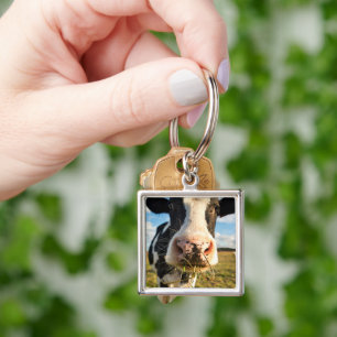 Betriebe   Holstein Kuh Kauen Schlüsselanhänger