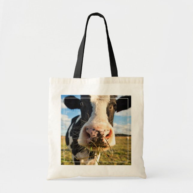 Betriebe | Holstein Kuh Kauen Tragetasche (Vorne)