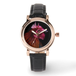 Betriebe Rooster Head Shoot Armbanduhr
