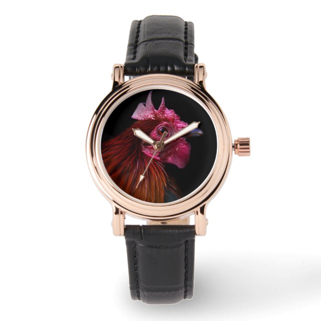 Betriebe | Rooster Head Shoot Armbanduhr (Vorderseite)