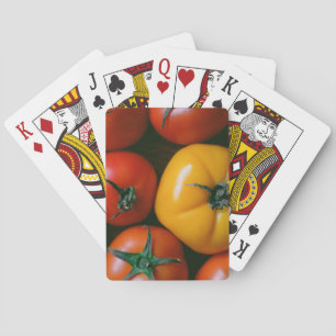 Betriebe   Rote und gelbe Tomaten/Paradeiser Spielkarten