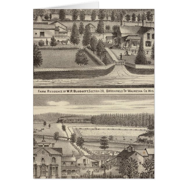 Betriebe und Wohnungen von WR Blodgett & GC Daubne (Vorne)