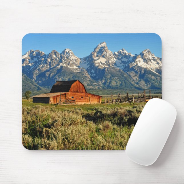 Betriebe | von schneebedeckten Bergen beschatteter Mousepad (Mit Mouse)