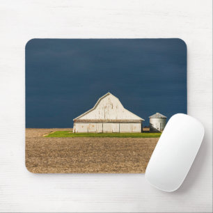 Betriebe   Weißer Stall & Silo Mousepad