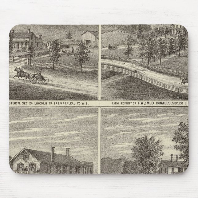 Betriebe, Wohnungen, Lager Mousepad (Vorne)