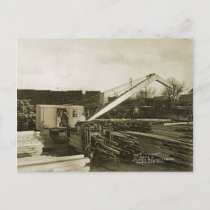 BETRIEBENDER Kranmotor mit Shovel im Nordwesten 15 Postkarte