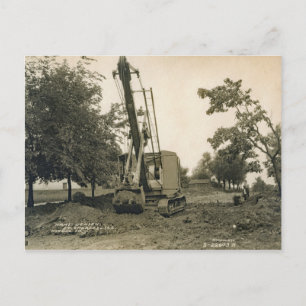 BETRIEBENDER Kranmotor und Schaufelmotor im Nordwe Postkarte