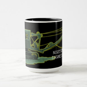 Betriebsingenieur Northwest Shovel Early Foto Tasse