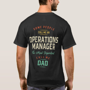 Betriebsleiter und Vater T-Shirt